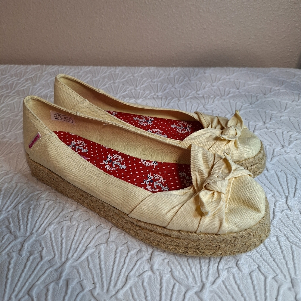Rock & Candy Espadrille slip ons, size 11